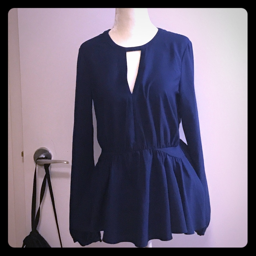 Rachel Zoe peplum top